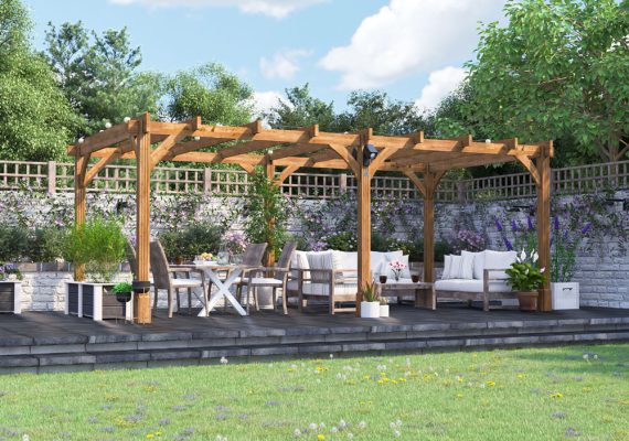 Leviathan Wooden Pergola