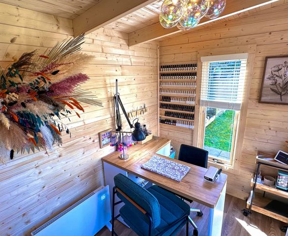 Nail-Salon-Log-Cabin