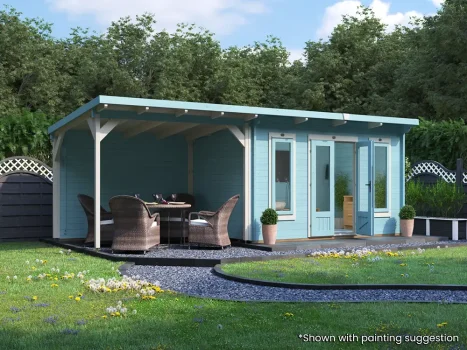 Assassin Log Cabin With Gazebo