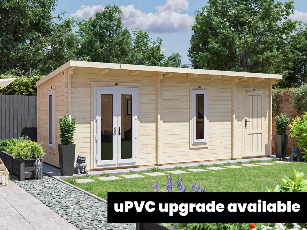 EvilAmy Multi Room Grande Log Cabin | BuyGardenPods product image 3