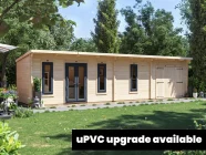 S11-Terminator-EvilGenius-10025-Exterior-uPVC-Grey Log Cabin