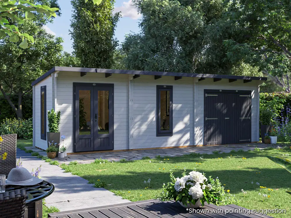 EvilGenius Grande Log Cabin and Workshop | BuyGardenPods product image 4