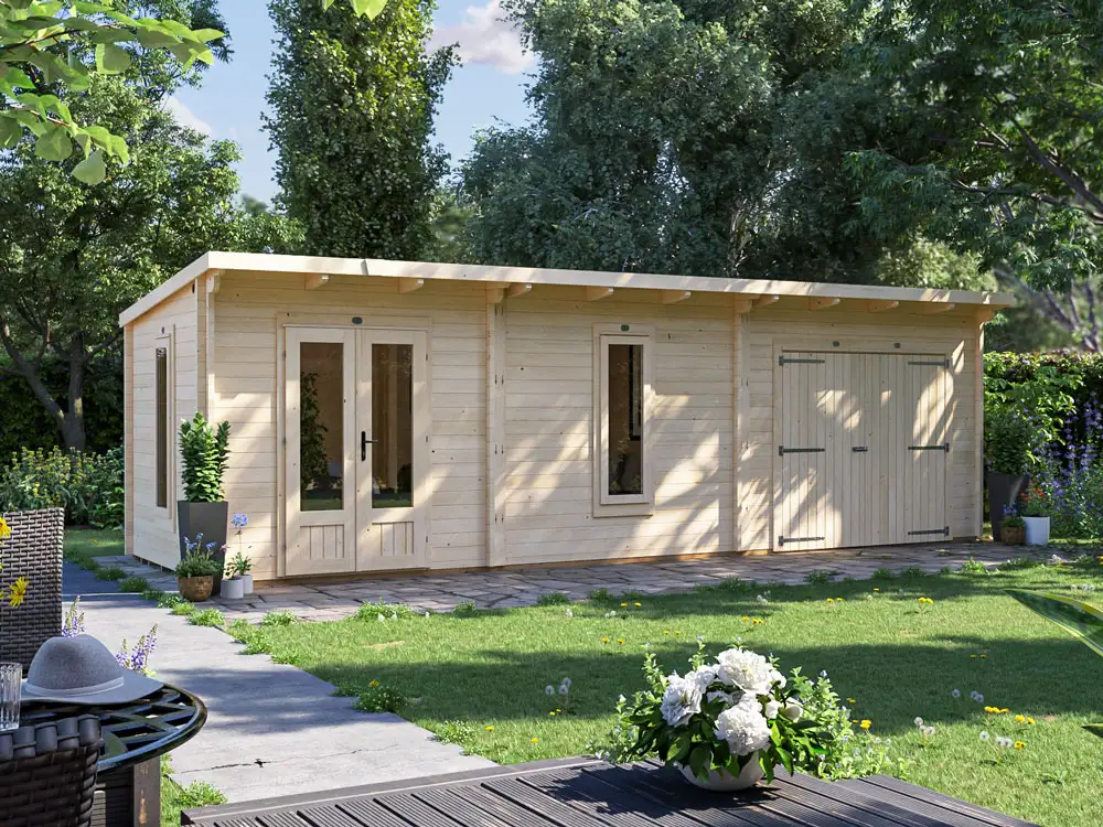 EvilGenius Grande Log Cabin and Workshop | BuyGardenPods product image 2