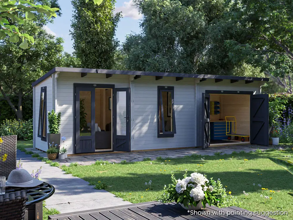 EvilGenius Grande Log Cabin and Workshop | BuyGardenPods product image 5