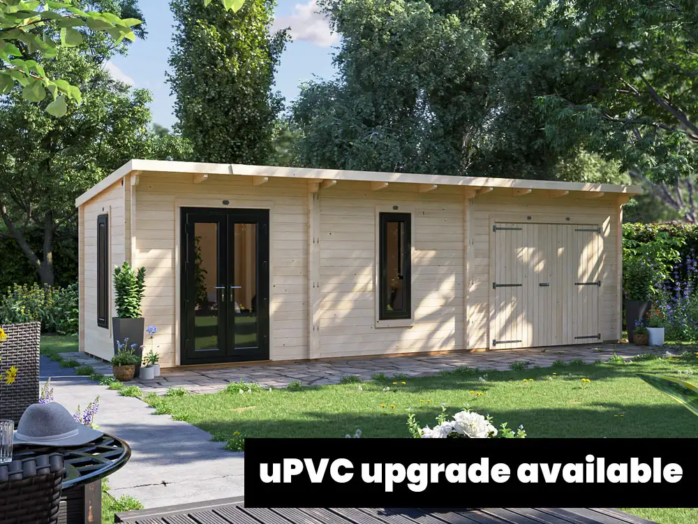 EvilGenius Grande Log Cabin and Workshop | BuyGardenPods product image 3