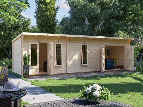 EvilGenius Grande Log Cabin and Workshop