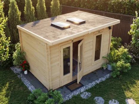 Terminator DayBright Pent Log Cabin