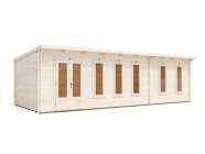 terminator wooden log cabin 8.5 x 3.0 white background