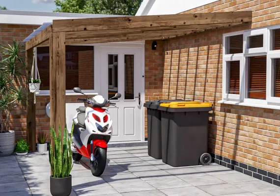 TerraCube Lean To Carport