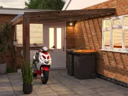 Terracube-Carport-Lean-To-3030-Night