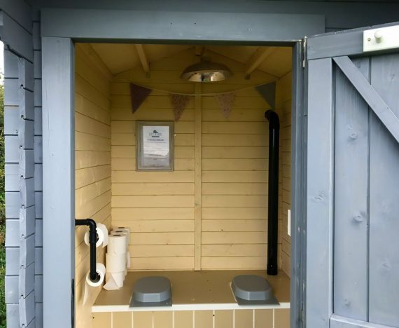 Timber Eco Composting Toilet Inside
