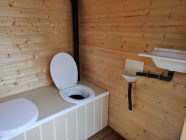 Timber Eco Composting Toilet Interior