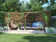 wooden timber garden structures for sale