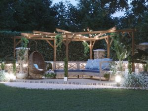 Wooden timber pergolas for sale