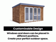 customisable designs for wooden garden buildings