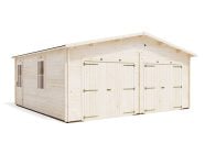 Deore Double Wooden Garage Workshop 6m x 5.5m