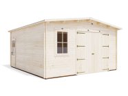 Deore Offset Wooden Garage 5m x 5.5m