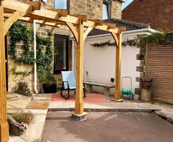 Leviathan Lean To Pergola W4.0m x D3.0m