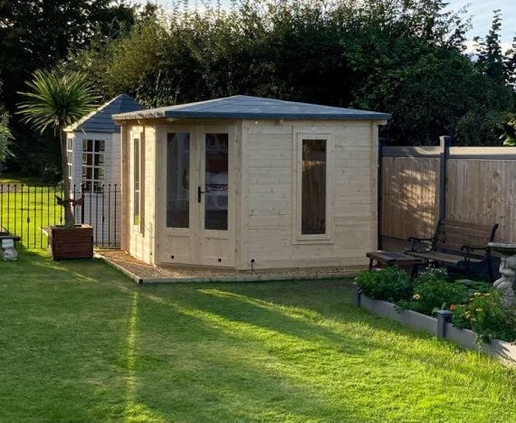 Coronet Corner Log Cabin W3.0m x D3.0m