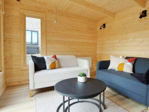 Terminator Pent Log Cabin W4m x D3m Interior Window