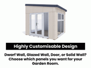 Addroom Modular Garden Room 3m x 3m Highly Customisable