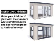 Addroom Modular Lean To Garden Room uPVC Colours