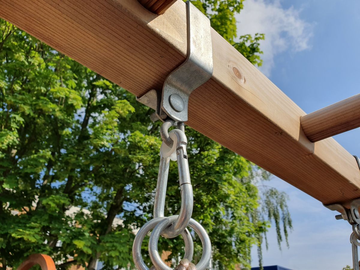 Long Established Climbing Frame Company Dunster House - Clamp Style Swing Hooks