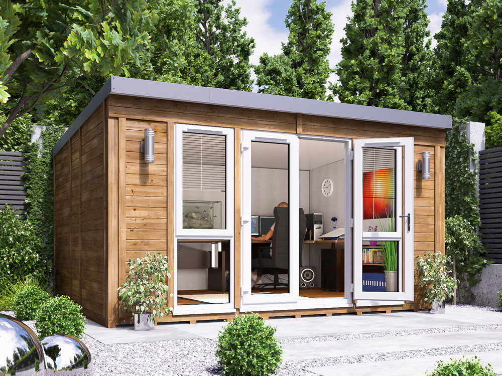 What are the Features of a Dunster House Garden Office- Pressure Treated Timber Office