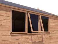 How to Waterproof Your Shed - Checking Shed Windows