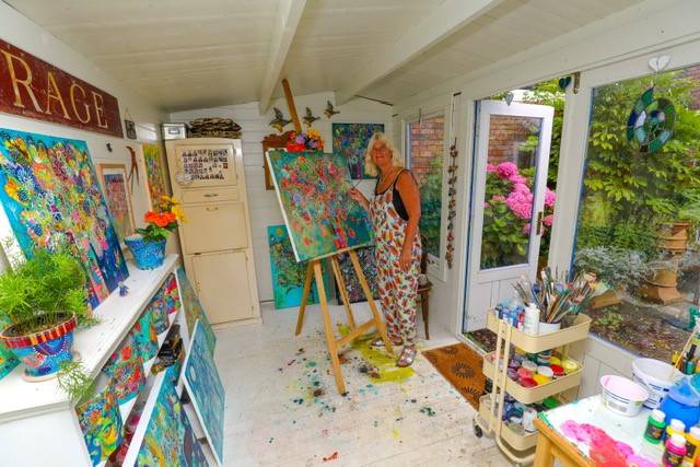 Shed of the Year Artist Mary Price art studio