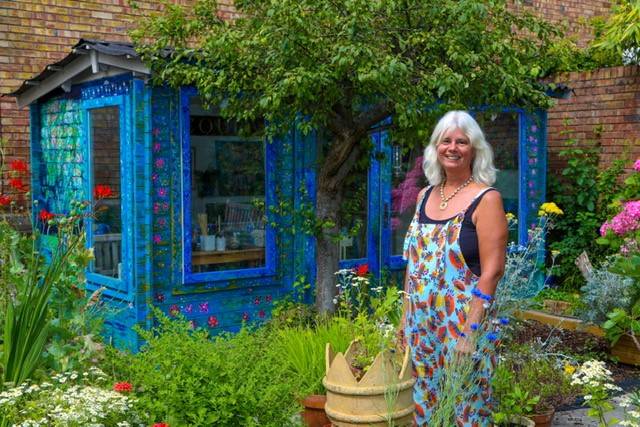 Shed of the Year Lantera Log Cabin Artist Mary Price Bristol