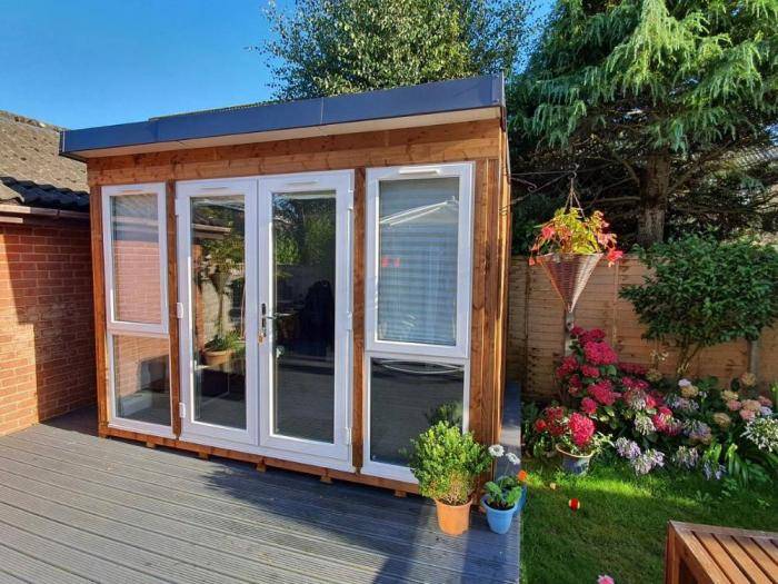 Our new garden offices helena and titania may be the answer to all your prayers - Titania customer image
