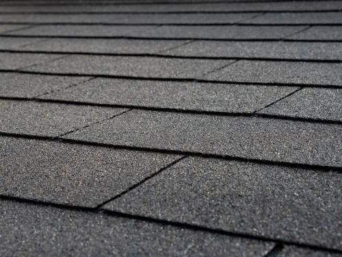 Garden Building Roof and Floor Options - Black Shingles Roof Covering