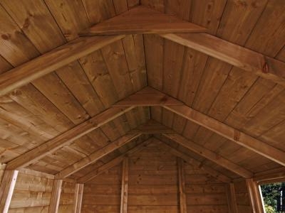 Garden Building Roof and Floor Options - Pressure Treated Shed Roof
