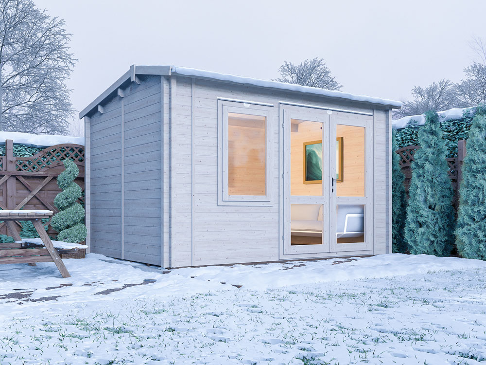 Are Log Cabins Well Insulated - Carsare Warmalog in Winter