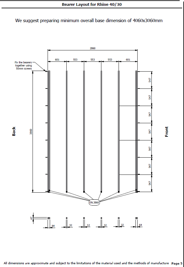 rhine base floor bearer layout