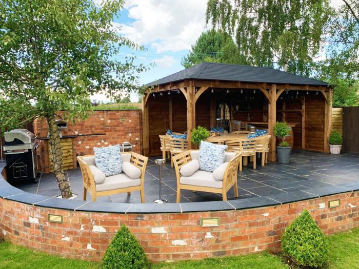 Create a Beautiful Garden this Summer with a Wooden Gazebo Patio Area