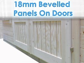 Dunster House Windors Doors panels spruce timber