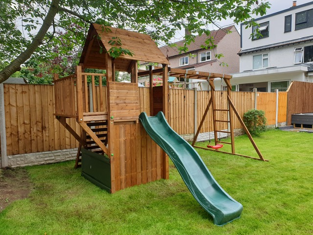 Garden Essentials Search - Transform your Outdoor Space with a Childrens Wooden Climbing Frame - Dunster House BalconyFort Searcher
