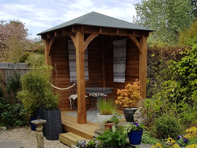 Garden Essentials Search - Transform your Outdoor Space with a Gazebo Shelter - Dunster House Chunky Gazebo