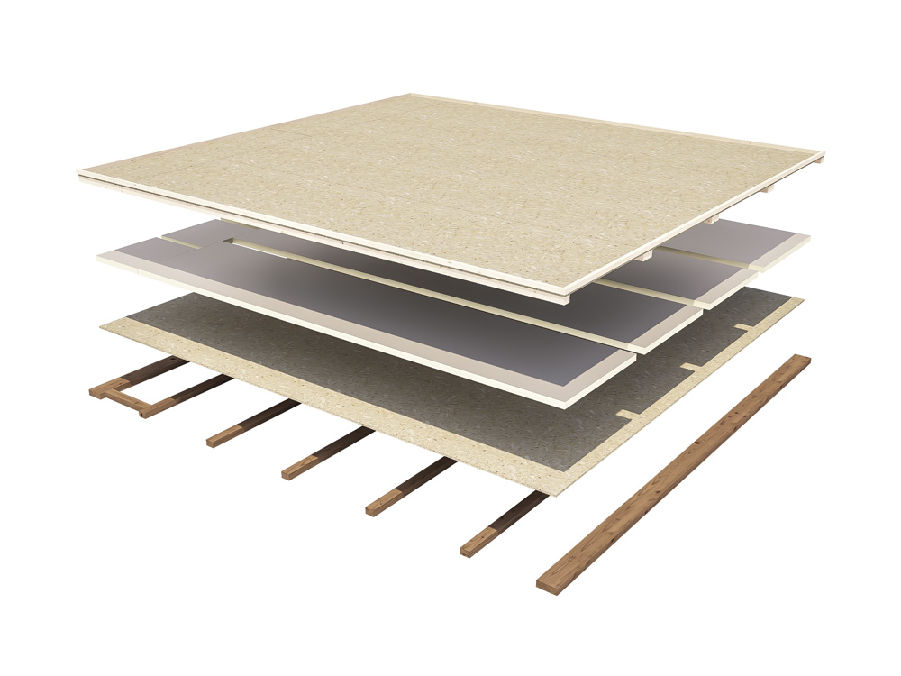 Benefits of Floor Insulation - WarmaLog Cabin Insulated Floor Sandwich Panel