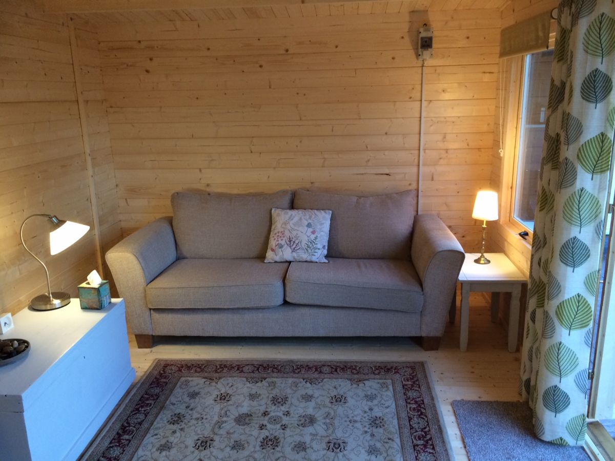 Garden Hut Log Cabin Lounge Sofa