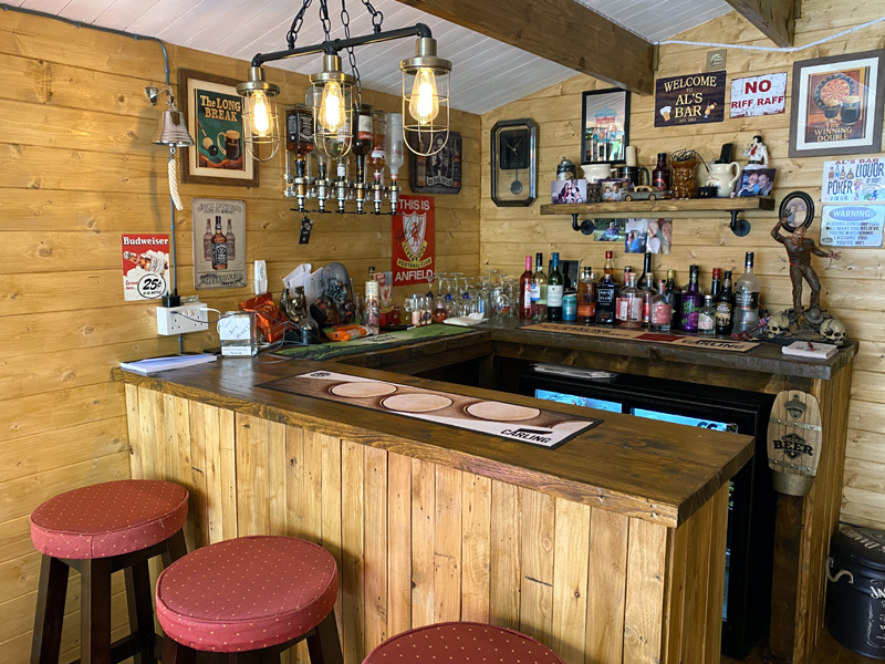 Garden Shed Pub Log Cabin Bar
