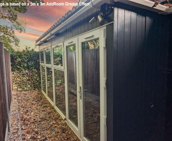 Addroom® Garden Room Groove Effect - Right Centre