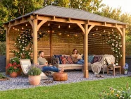 5 x 3 gazebo slatted