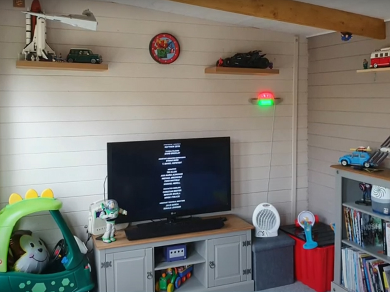 Log Cabin Lounge - TV and Play Room
