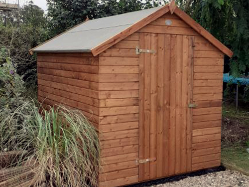 Premium RapidGrids foundations are the ideal base for a Garden Shed