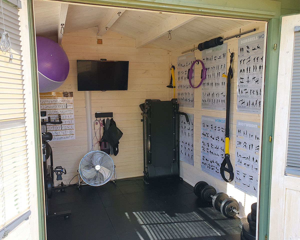 New Year New You Create a Garden Shed Gym
