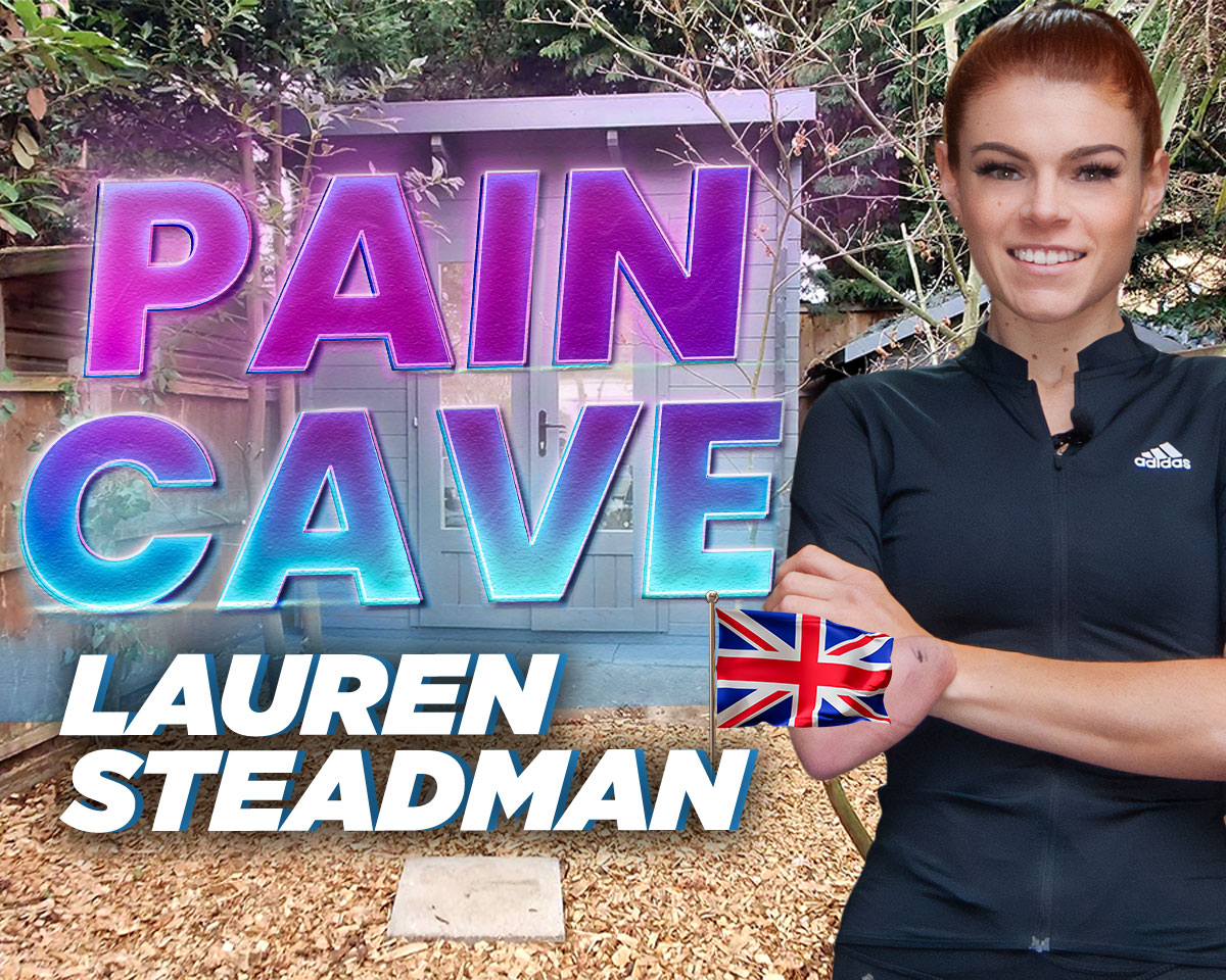 Paralympic Athlete Lauren Steadmans PAIN CAVE Log Cabin