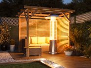 Utopia Wooden Pergola with Slatted wall panels 2m x 2m